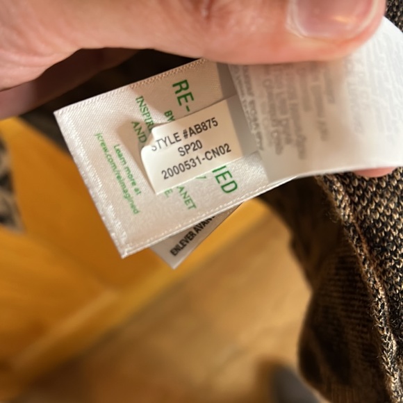 NWT J.Crew Leopard Sweater Blazer size XS - Picture 5 of 6